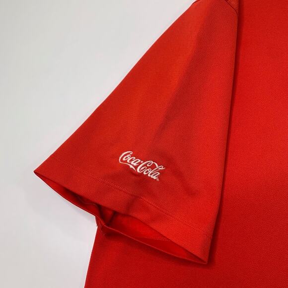 Nike Polo Shirt Mens XL Red Dri Fit Robert Trent Jones Golf Trail Course - Picture 5 of 13